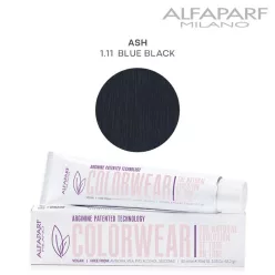 Alfaparf Colorwear hajszínező 60ml 1.11 kékes fekete 