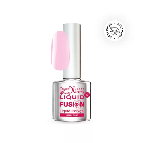 Crystal Nails Liquid Fusion - Baby Pink 8ml 118553