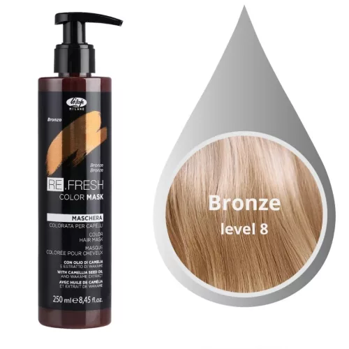Lisap refresh color színező maszk 250ml Bronze