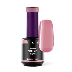   Perfect Nails Fiber Vitamin Base Gel - Hema Free Erősített Gél Lakk Alap - Rosy Pink - 15ml PNZ338