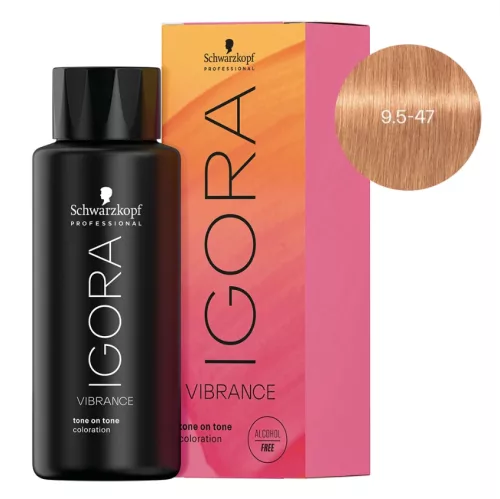 Igora Vibrance tartós hajszínező 60ml 9.5-47