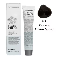   Puring Flory Color ammóniamentes hajfesték 100ml 5.3 gesztenye barna arany