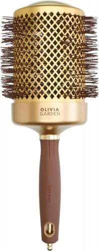 Olivia Garden Shine Gold & Brown 80 körkefe ID2053