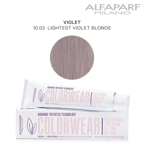 Alfaparf Colorwear hajszínező 60ml legvilágosabb viola szőke