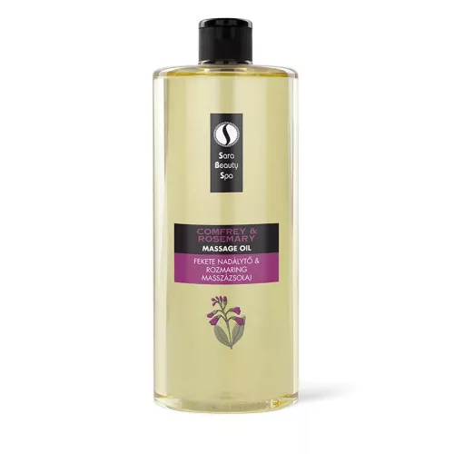 Sara Beauty Masszázsolaj - Fekete Nadálytő-Rozmaring - 1000ml SBS391