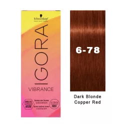Igora Vibrance tartós hajszínező 60ml 6-78