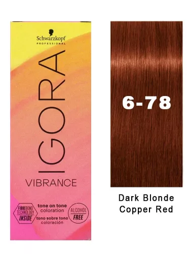 Igora Vibrance tartós hajszínező 60ml 6-78
