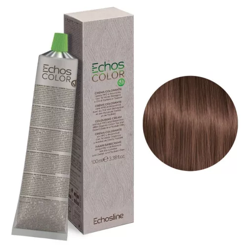 Echosline Echos Color PPD és rezorcin mentes vegán hajfesték 100ml 7.74 közép szőke réz barna