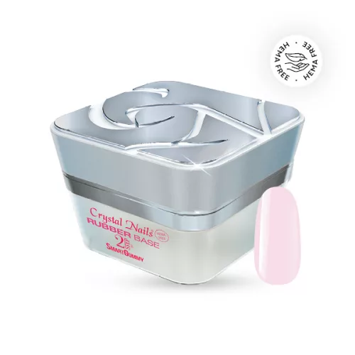  Crystal Nails 2STEP SmartGummy Rubber Base Gel – NR14 Milky Rose 30ml (tégelyben) 118836
