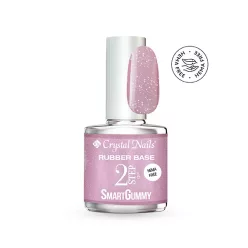   Crystal Nails 2S SmartGummy HEMA Free Rubber base gel - Nr06 Shimmer Rose 13ml 119380