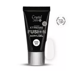   Crystal Nails HEMA Free Xtreme Fusion AcrylGel - Natural White 27ml (30g) 119425