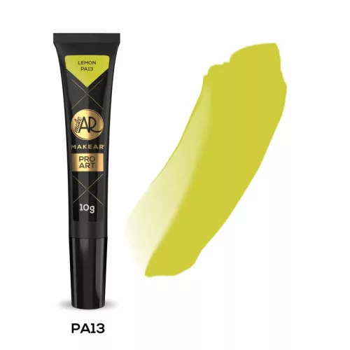 MAKEAR ProArt Gel festőzselé PA13 - 10 ml - Lemon