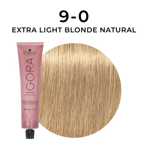 Igora Color10 hajfesték 60ml 9-0 Extra világos szőke natúr