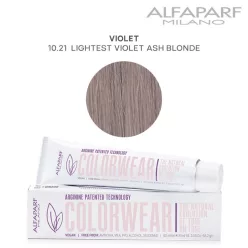   Alfaparf Colorwear hajszínező 60ml 10.21 legvilágosabb viola hamvas szőke