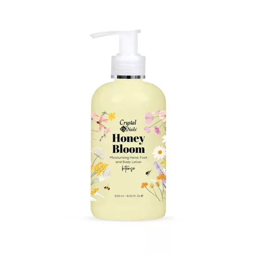 Crystal Nails Moisturising Hand, Foot and Body Lotion - Honey Bloom 250ml 119573