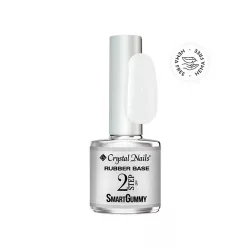   Crystal Nails 2S SmartGummy HEMA Free Rubber base gel - Nr48 Shimmer White 8ml 119120