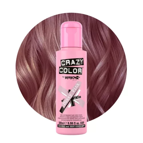 Crazy Color színező 100ml No.83 - Dusky Pink