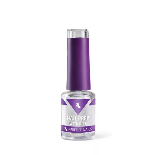 Perfect Nails Rice Nail Prep - Ecsetes körömelőkészítő folyadék rizskivonattal 4ml PNSA874