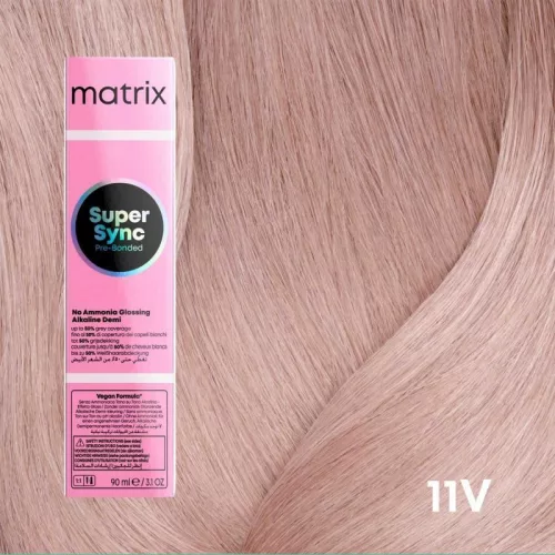 Matrix Super Sync ammóniamentes féltartós hajszínező 90ml  11V