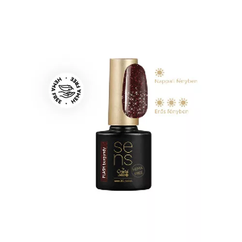 Crystal Nails SENS 3G HEMA Free polish - Flash burgundy 4ml 118327
