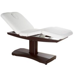   Elektromos masszázs és kezelőágy barna fa hatású talppal