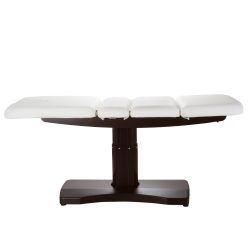   Elektromos masszázs és kezelőágy barna fa hatású talppal