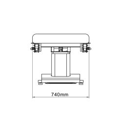   Luna Wellness multifunkciós elektromos masszázs és kezelőágy