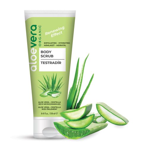 Aloe Vera Organic Bőrmegújító testradír 250ml