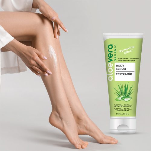 Aloe Vera Organic Bőrmegújító testradír 250ml