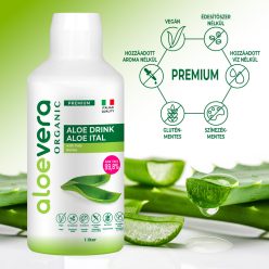 Aloe Vera Organic Prémium Ital rostos 1000ml