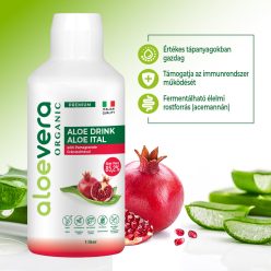 Aloe Vera Organic Prémium Ital gránátalmával 1000ml