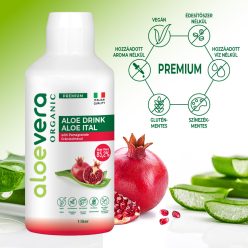 Aloe Vera Organic Prémium Ital gránátalmával 1000ml