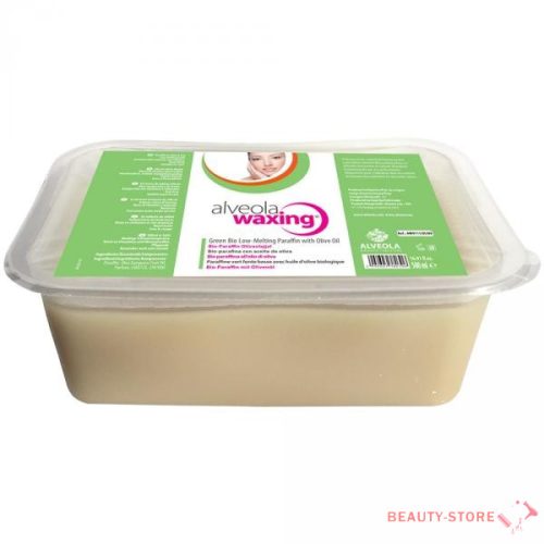 Alveola Waxing Paraffin Oliva olajjal arcra is 500ml