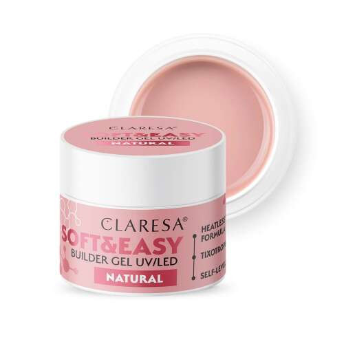 CLARESA Soft&Easy Builder Gél 45g TPO FREE - Natural
