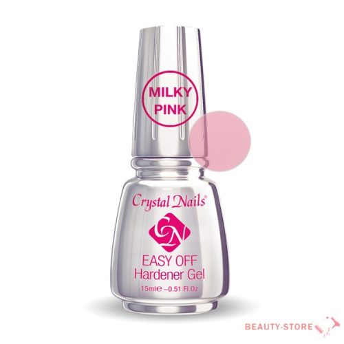 Crystal nails Easy Off Hardener Gel Milky Pink 13ML