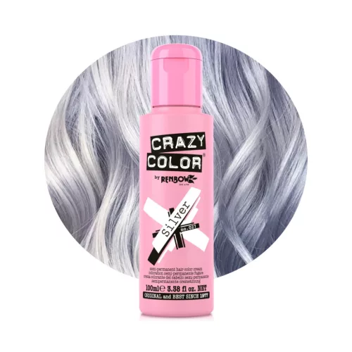 Crazy Color hajszínező 100 ml  027 Silver