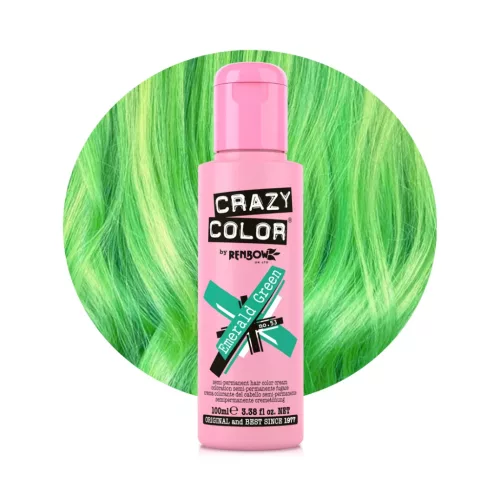 Crazy Color hajszínező 100 ml 53 Emerald Green