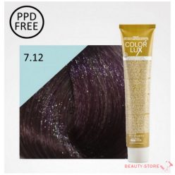   DESIGN LOOK – Color Lux PPD mentes krémhajfesték 7.12 Hamvas Viola Szőke 