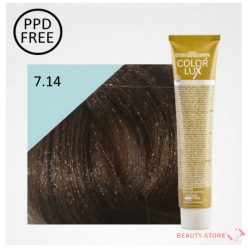   DESIGN LOOK – Color Lux PPD mentes krémhajfesték 7.14 Dohány Szőke