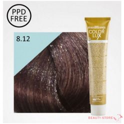   DESIGN LOOK – Color Lux PPD mentes krémhajfesték 8.12 Világos Hamvas Viola Szőke