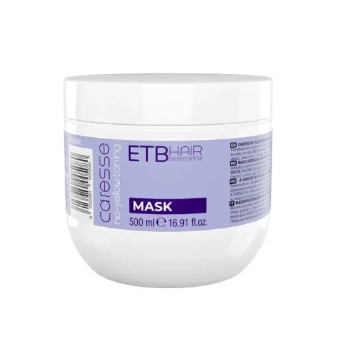ETB Hair Caresse No-Yellow Toning Hamvasító Hajmaszk 500ml