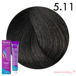   Fanola Color Hajfesték 100ml 5.11 Intenzív hamvas világosbarna 