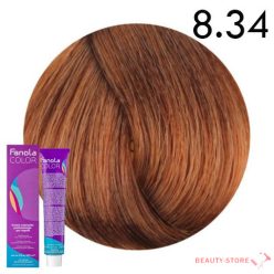   Fanola Color Hajfesték 100ml 8.34 Világos szőke arany réz