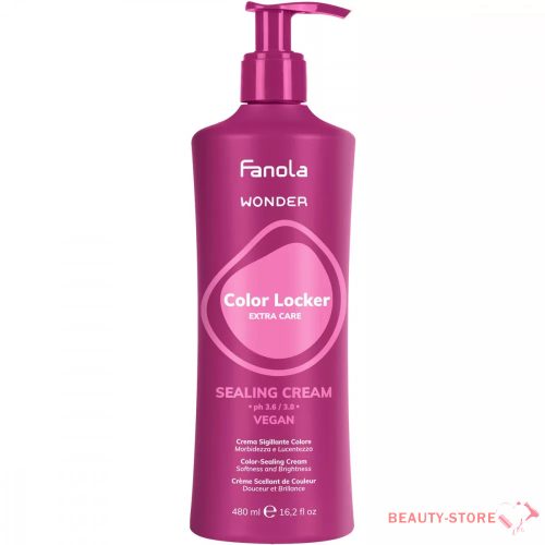 Fanola Wonder Color Locker Sealing Cream 480ml - hajtömmörítő krém