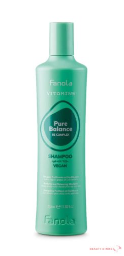 Fanola Vitamins Pure Balance - - Tisztító és Kiegyensúlyozó Korpásodás Elleni  Sampon 350ml