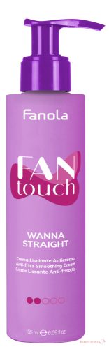 Fanola FAN Touch Wanna Straight Anti-Frizz hatású simitókrém 195 ml