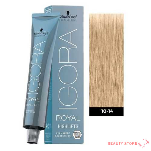 Igora Royal Highlifts Hajfesték 60ml 10-14 Extra Világos Hamvas Bézsszőke