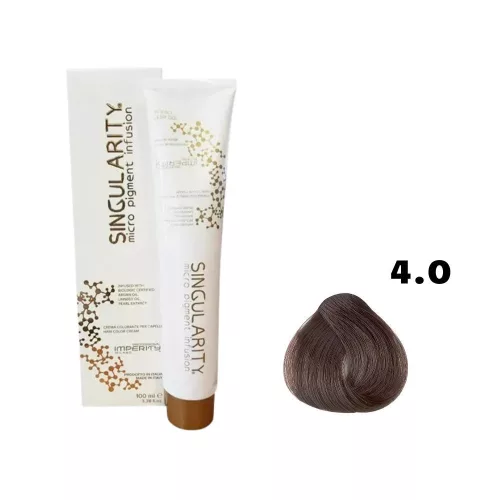 Imperity Singularity hajfesték 100ml 4.0 Közép Barna 