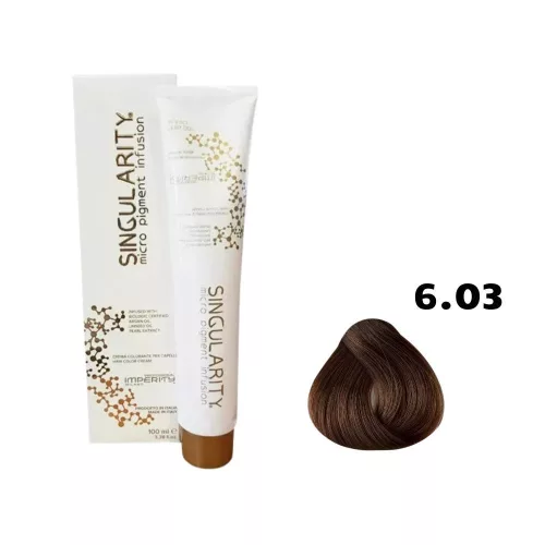Imperity Singularity hajfesték 100ml 6.03 Meleg Sötét Szőke  