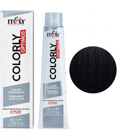 Itely Colorly Optimus hajfesték 60ml 1C kékesfekete